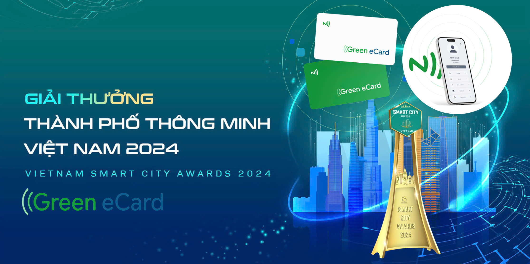 Green eCard nhận Giải thưởng SmartCity