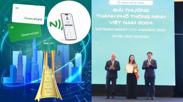 GreenEcard vinh dự đạt Giải thưởng Smart City 2024 – Bước đột phá trong công nghệ danh thiếp thông minh vì một thành phố bền vững